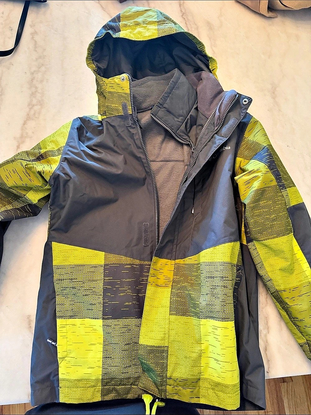 Columbia Interchange Colorblock Ski Jacket Size Large
